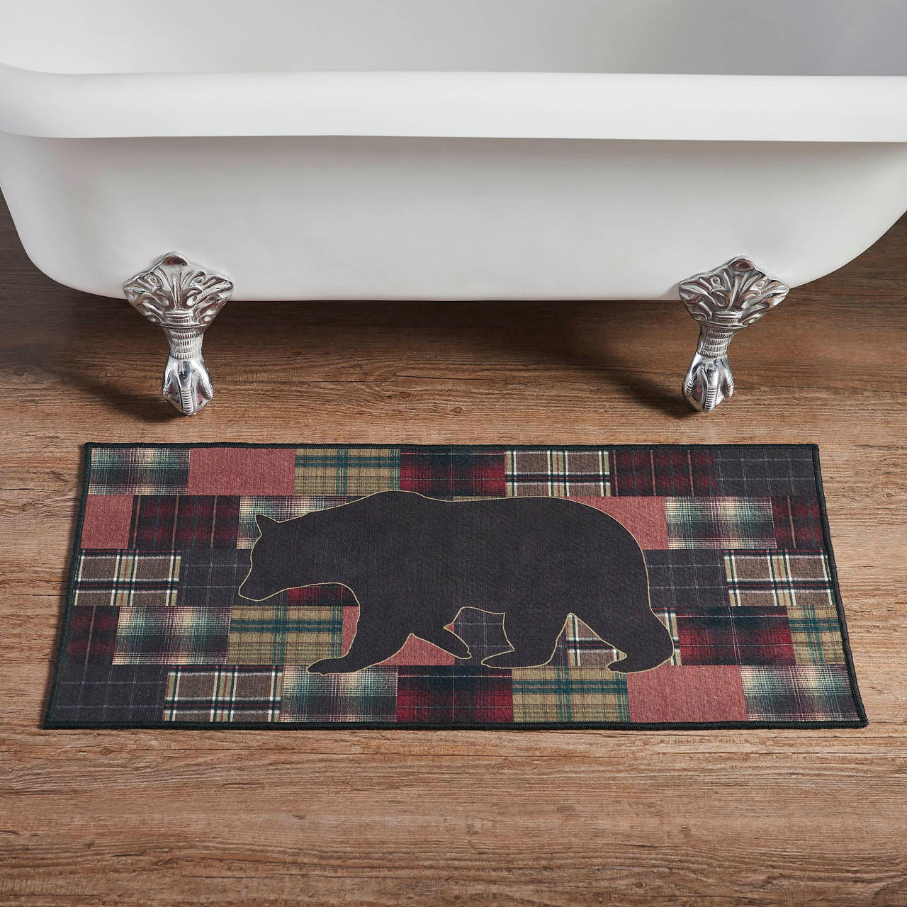 Wyatt Bear Polyester Bathmat 17x36 - The Fox Decor