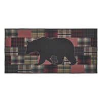 Wyatt Bear Polyester Bathmat 17x36 - The Fox Decor