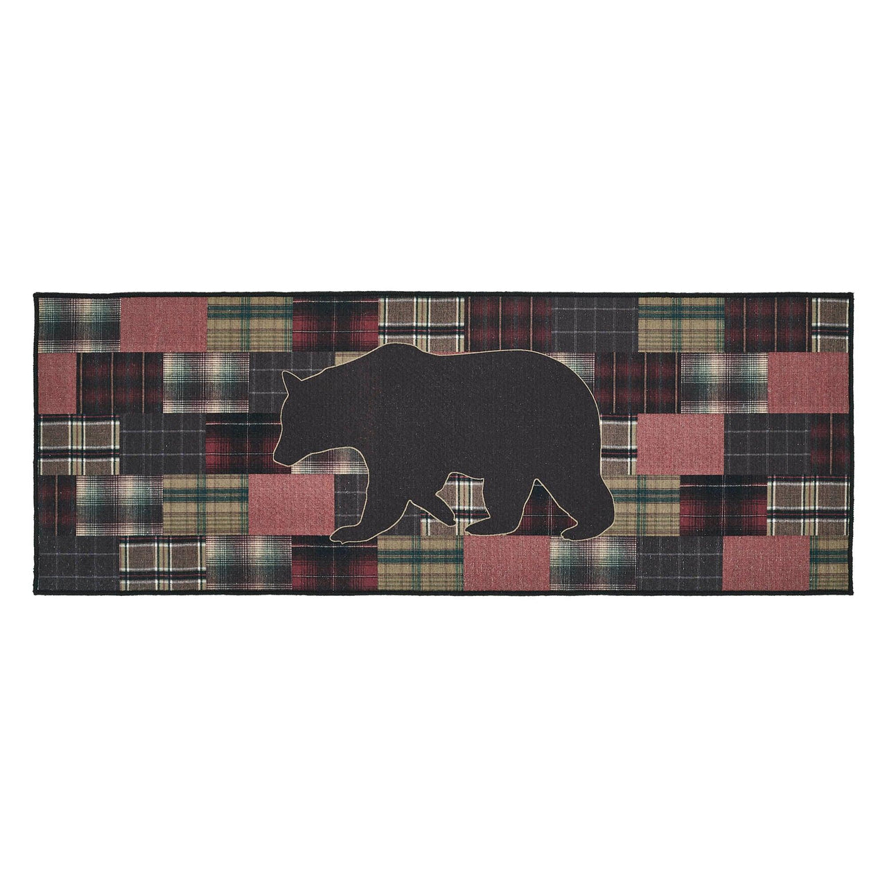 Wyatt Bear Polyester Bathmat 17x48 - The Fox Decor