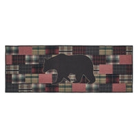 Wyatt Bear Polyester Bathmat 17x48 - The Fox Decor