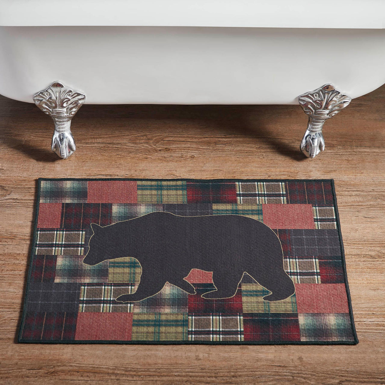 Wyatt Bear Polyester Bathmat 20x30 - The Fox Decor