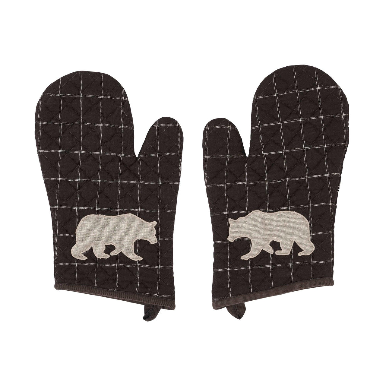 Wyatt Bear Oven Mitt Set of 2 - The Fox Decor
