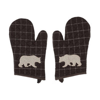 Wyatt Bear Oven Mitt Set of 2 - The Fox Decor
