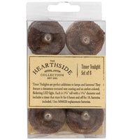 Thumbnail for 6 Pkg Burnt Mustard Timer Tealights - The Fox Decor