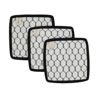 Down Home Pot Holder Set of 3 8x8 - The Fox Decor