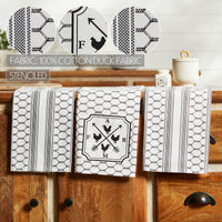 Down Home FARM Tea Towel Set of 3 19x28 - The Fox Decor