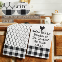 Thumbnail for Down Home Whatever I'm Cookin Tea Towel Set of 2 19x28 - The Fox Decor