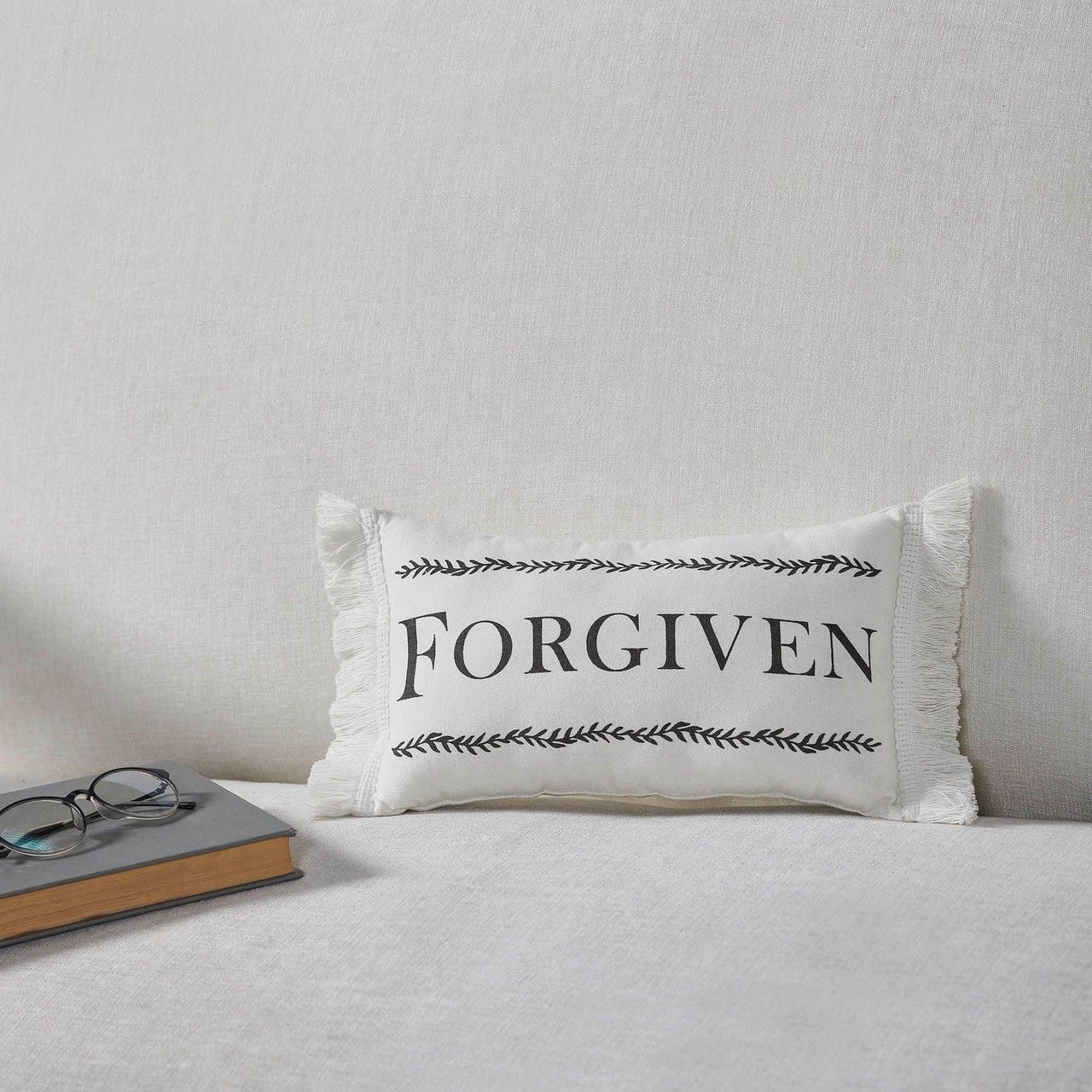 Risen Forgiven Pillow 7x13 - The Fox Decor