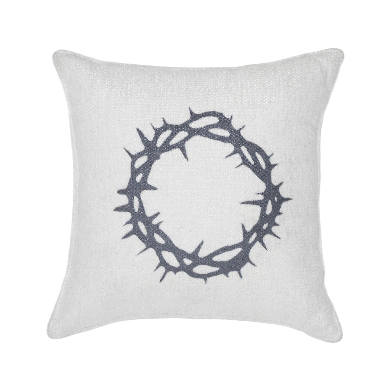 Risen Crown of Thorns Pillow 6x6 - The Fox Decor