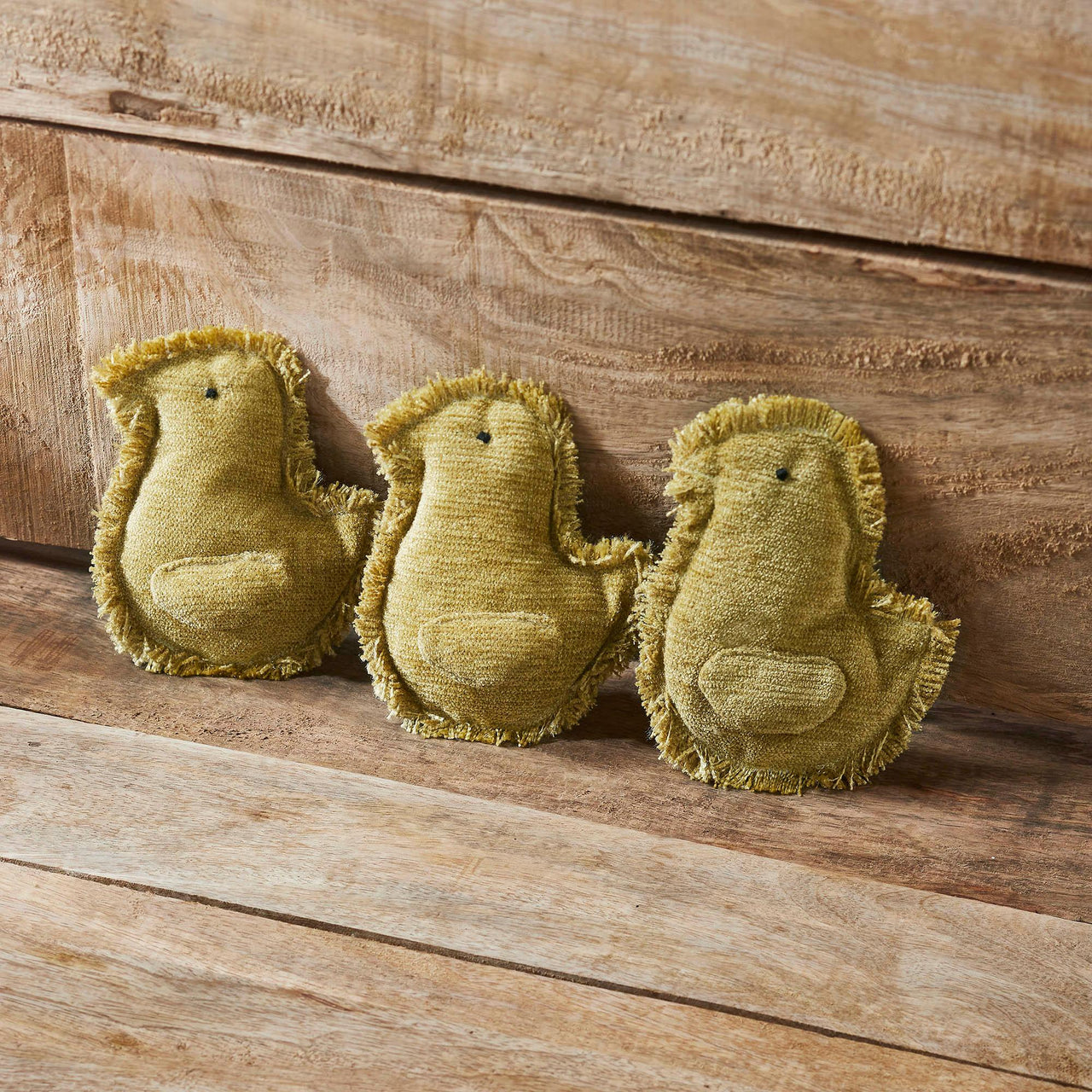 Spring In Bloom Primitive Baby Chicks Bowl Fillers Set of 3 5x4 - The Fox Decor