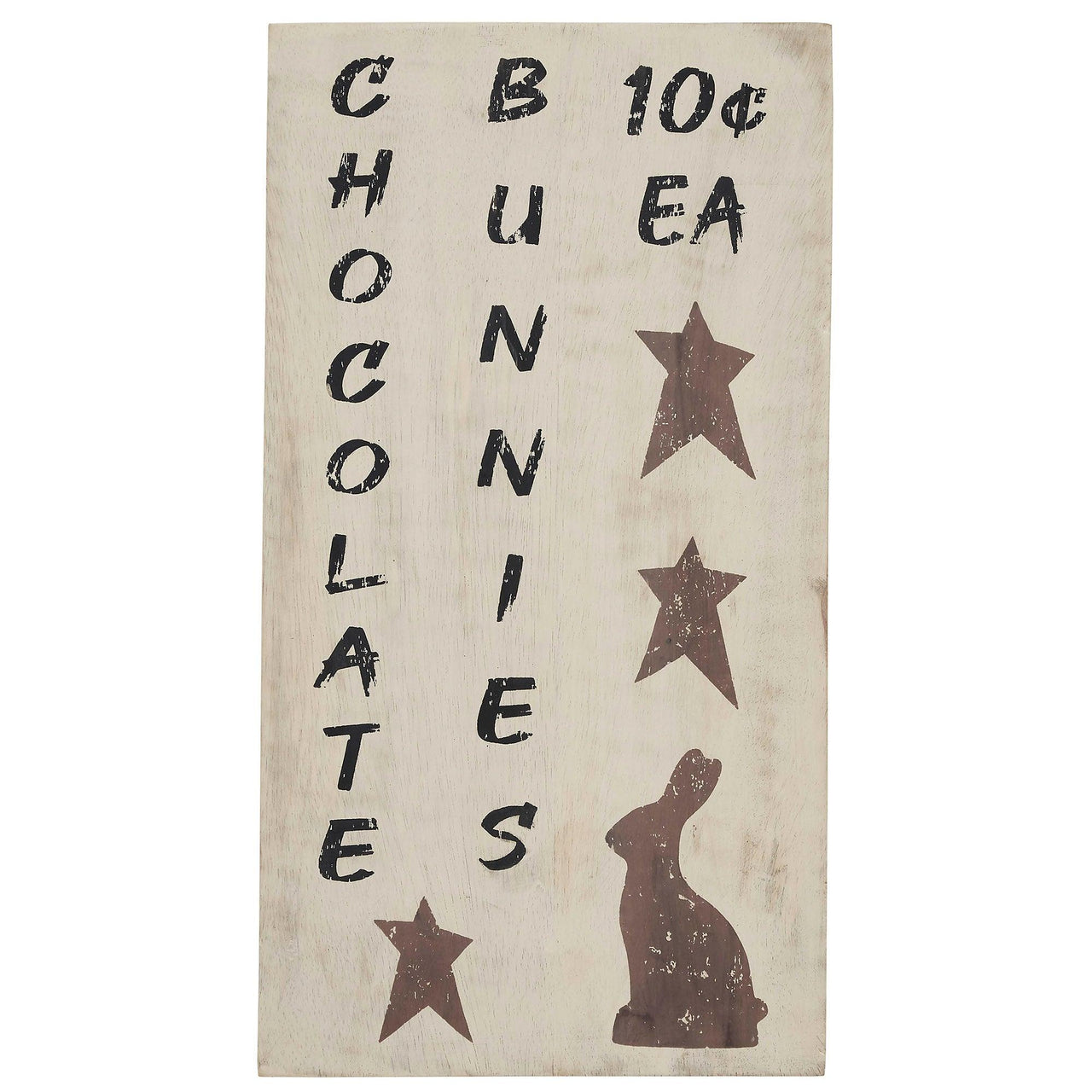 Chocolate Bunnies Wooden Sign 15x8 - The Fox Decor