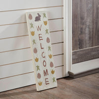 Easter Welcome Wooden Sign 20x6 - The Fox Decor