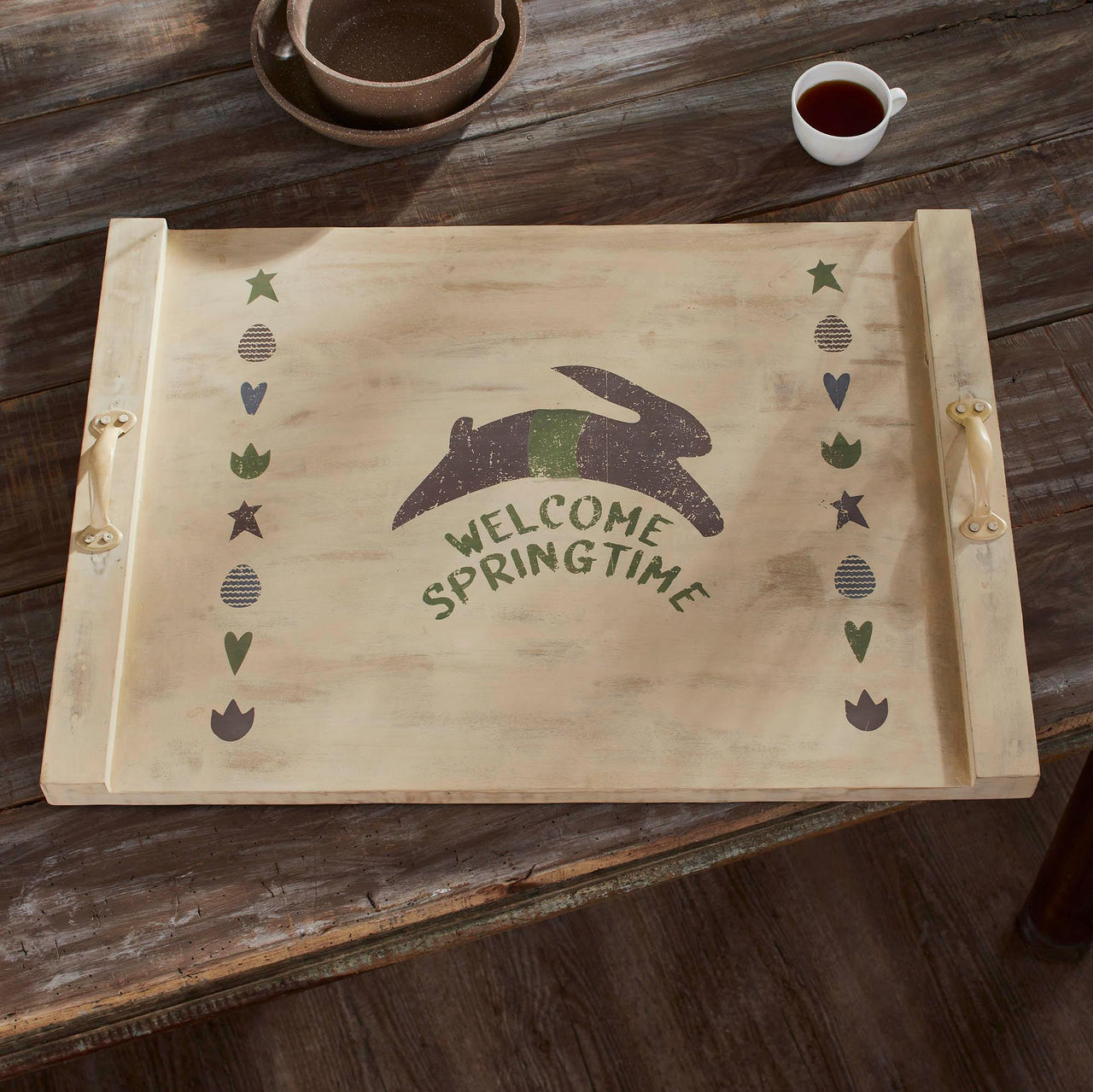 Welcome Springtime Noodle Board 21.5x29.5 - The Fox Decor