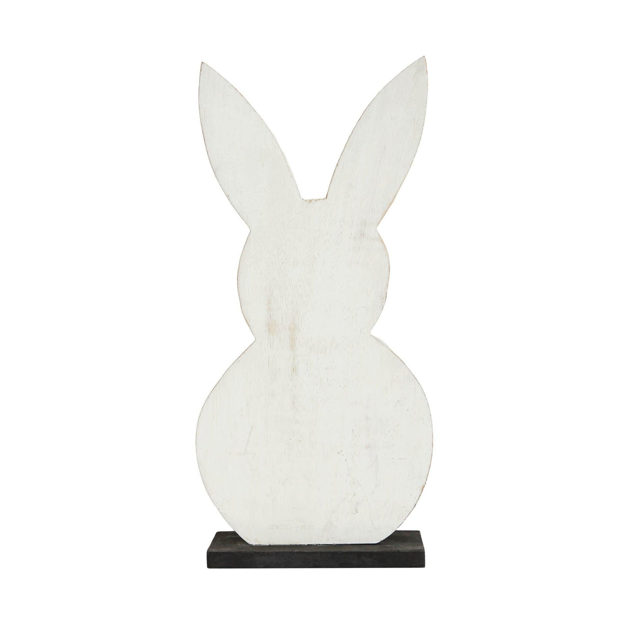 Wooden Painted Rabbit 12x6x2.25 VHC Brands - The Fox Decor