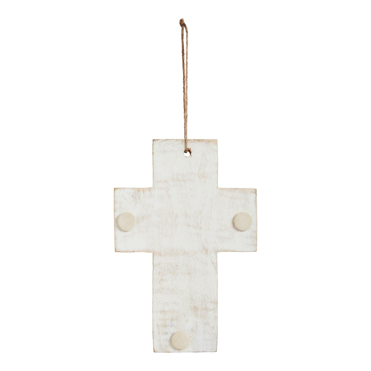 Wooden Cross Hanging Ornament 6x4 - The Fox Decor