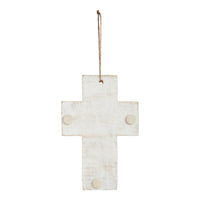 Wooden Cross Hanging Ornament 6x4 - The Fox Decor