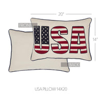 USA Pillow 14x20 - The Fox Decor