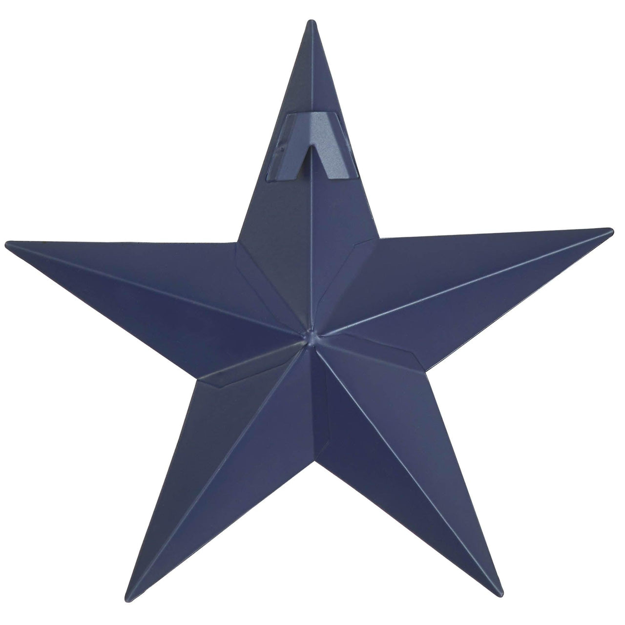 Faceted Metal Star Navy Wall Hanging 8x8 - The Fox Decor