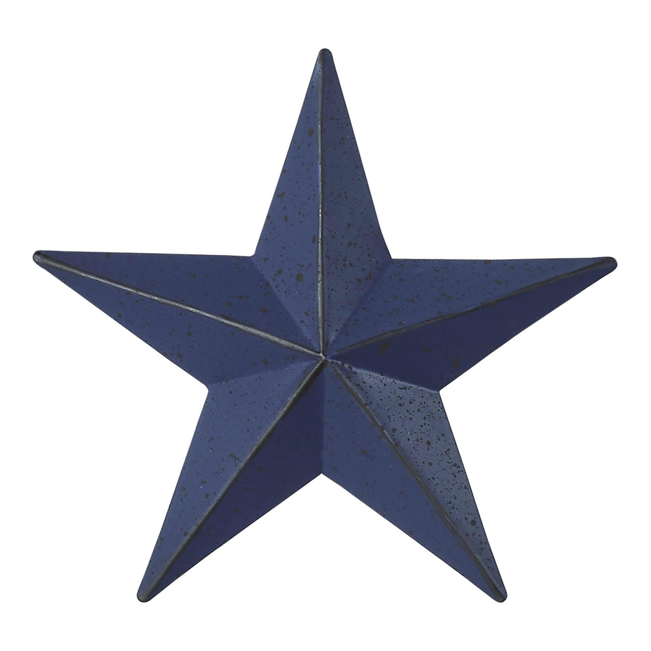 Faceted Metal Star Navy Wall Hanging 4x4 - The Fox Decor