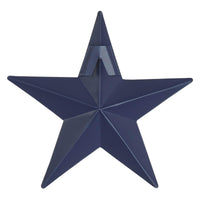Faceted Metal Star Navy Wall Hanging 4x4 - The Fox Decor