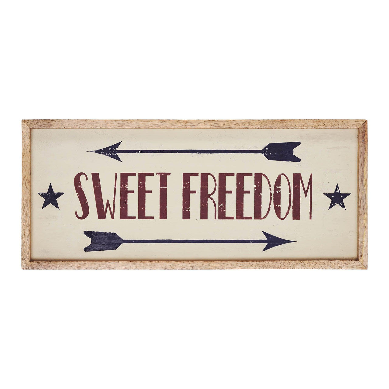 Sweet Freedom Wooden Sign 7x16 - The Fox Decor