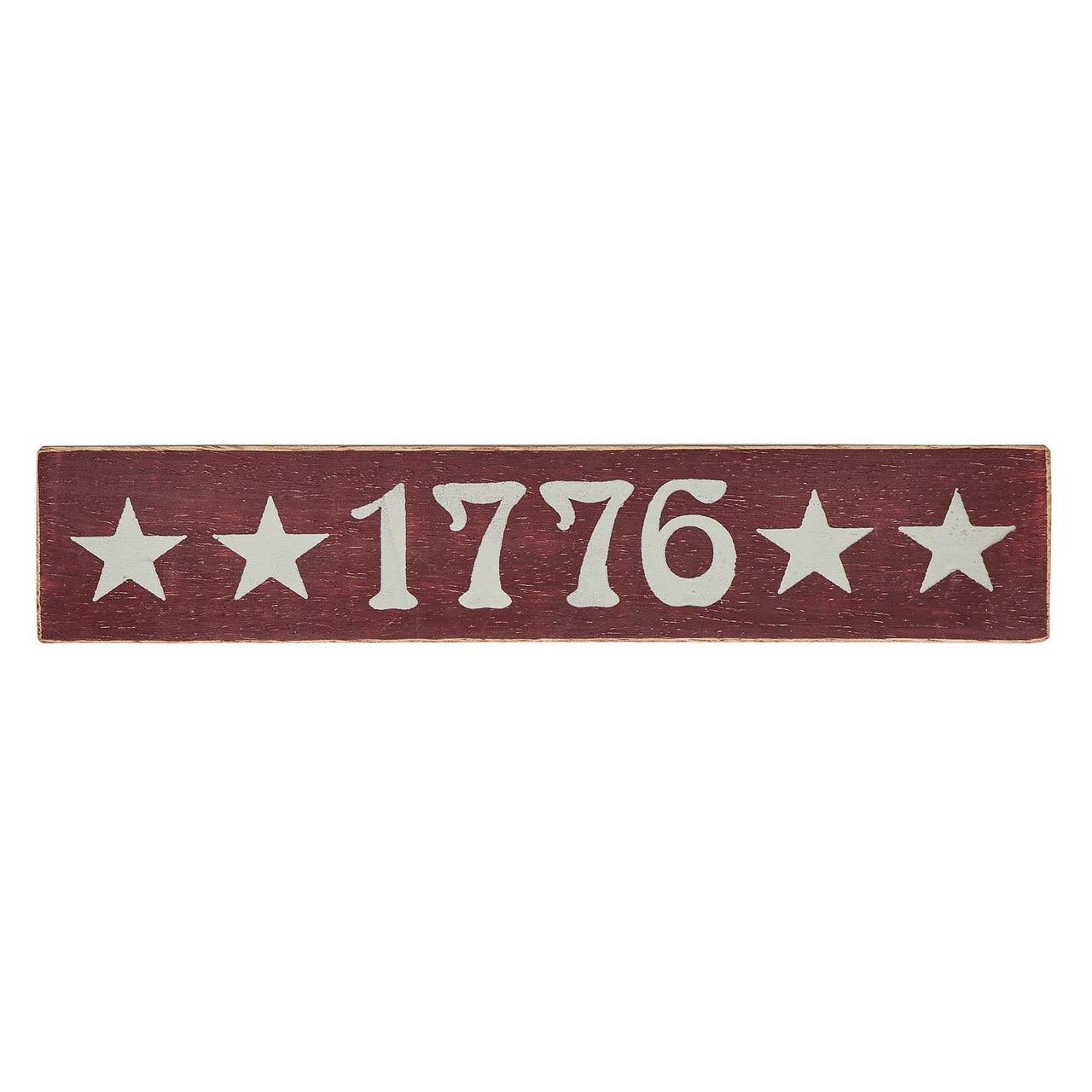 1776 Wooden Sign 1.75x9 - The Fox Decor