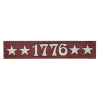 Thumbnail for 1776 Wooden Sign 1.75x9 - The Fox Decor