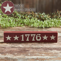 Thumbnail for 1776 Wooden Sign 1.75x9 - The Fox Decor