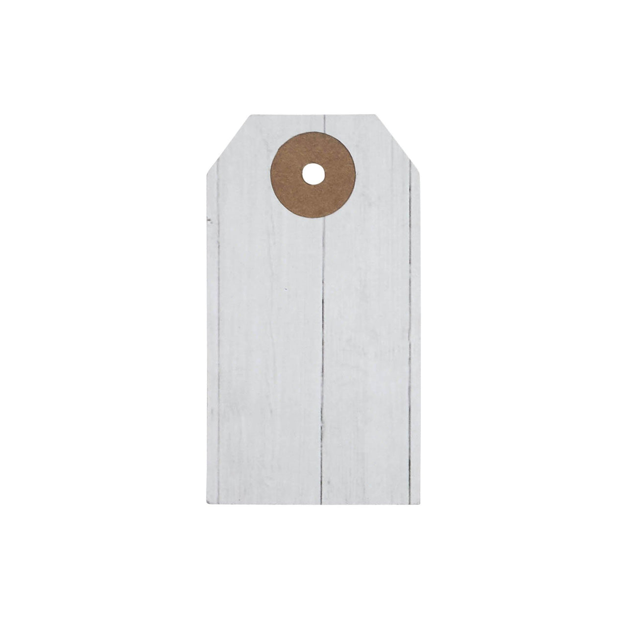 Faceted Barn Star Barnwood Paper Tag Charcoal 2.75x1.5 w/ Twine Set of 50 - The Fox Decor