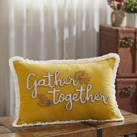 Gather Together Fall Leaves Pillow 14x20 - The Fox Decor