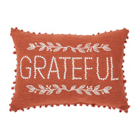 Grateful Pom Pom Pillow 14x20 - The Fox Decor