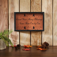 Thumbnail for Count Your Many Blessings Vine Prim Stars MDF Wall Sign 9x14x1.5 - The Fox Decor