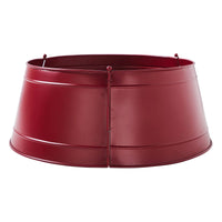 Thumbnail for Christmas Tree Collar Metal Barn Red/Burgundy/Charcoal 8x20x20 VHC Brands - The Fox Decor