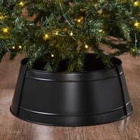 Thumbnail for Christmas Tree Collar Metal Barn Red/Burgundy/Charcoal 8x20x20 VHC Brands - The Fox Decor
