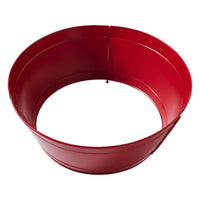 Thumbnail for Christmas Tree Collar Metal Barn Red/Burgundy/Charcoal 8x20x20 VHC Brands - The Fox Decor