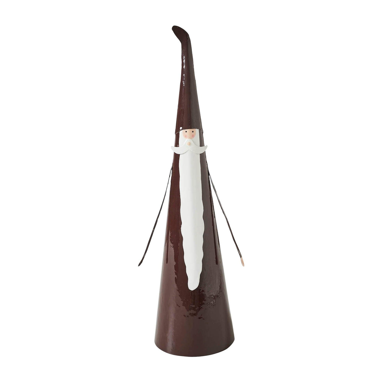Skinny Santa Figurine Metal 22.5x6x6 VHC Brands - The Fox Decor