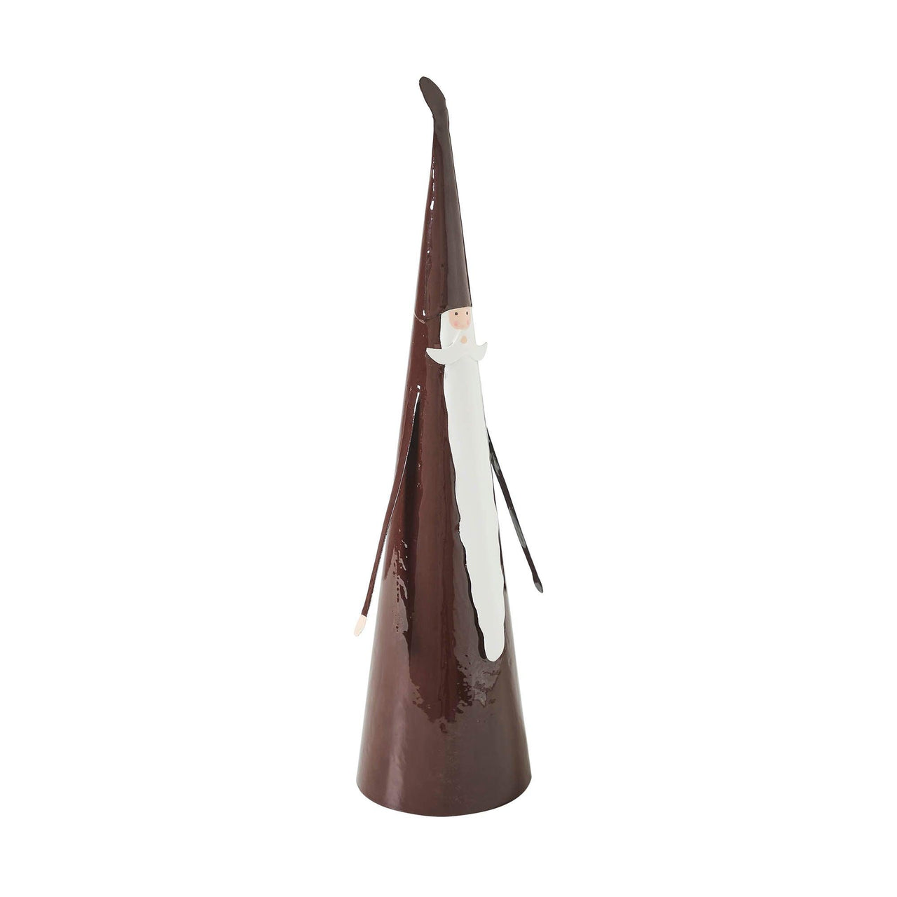 Skinny Santa Figurine Metal 22.5x6x6 VHC Brands - The Fox Decor