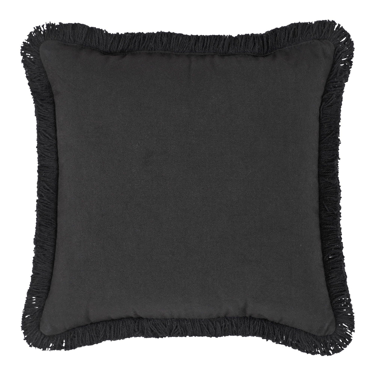 3 Christmas Trees Black Woven Pillow 12x12 VHC Brands - The Fox Decor