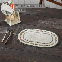 Pumpkin Bounty Oval Placemat Stencil 10x15 - The Fox Decor