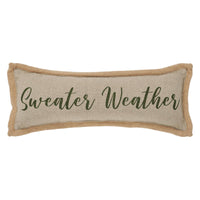 Pumpkin Bounty Sweater Weather Pillow 5x15 - The Fox Decor