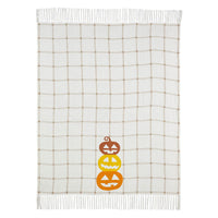 Country Halloween Woven Throw 50x60 - The Fox Decor