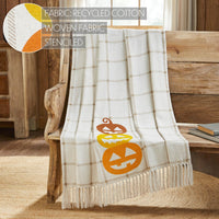 Country Halloween Woven Throw 50x60 - The Fox Decor