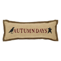 Raven Harvest Autumn Days Pillow 5x15 - The Fox Decor