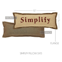 Raven Harvest Simplify Pillow 5x15 - The Fox Decor