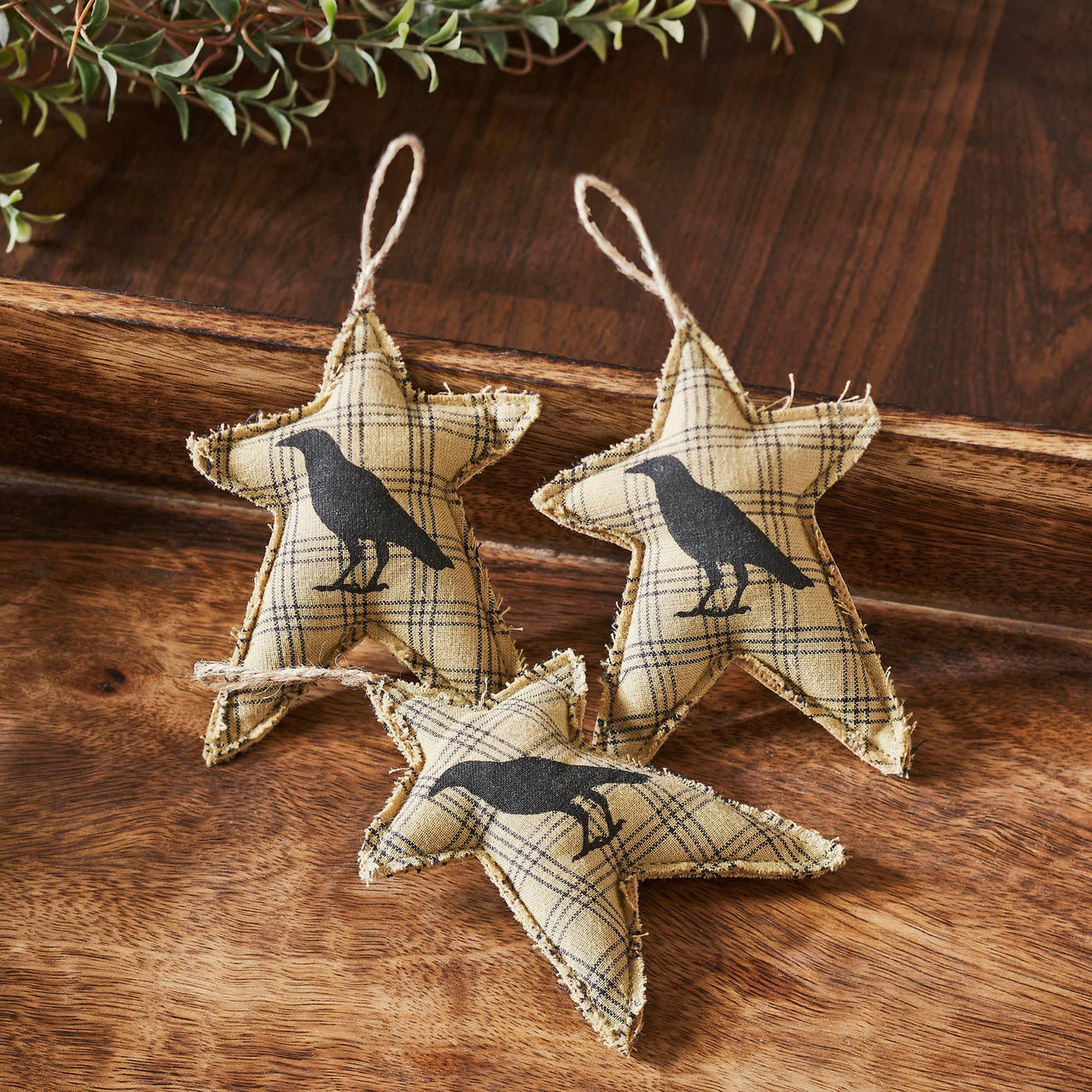 Raven Harvest Primitive Star Bowl Filler Set of 3 4x3 - The Fox Decor