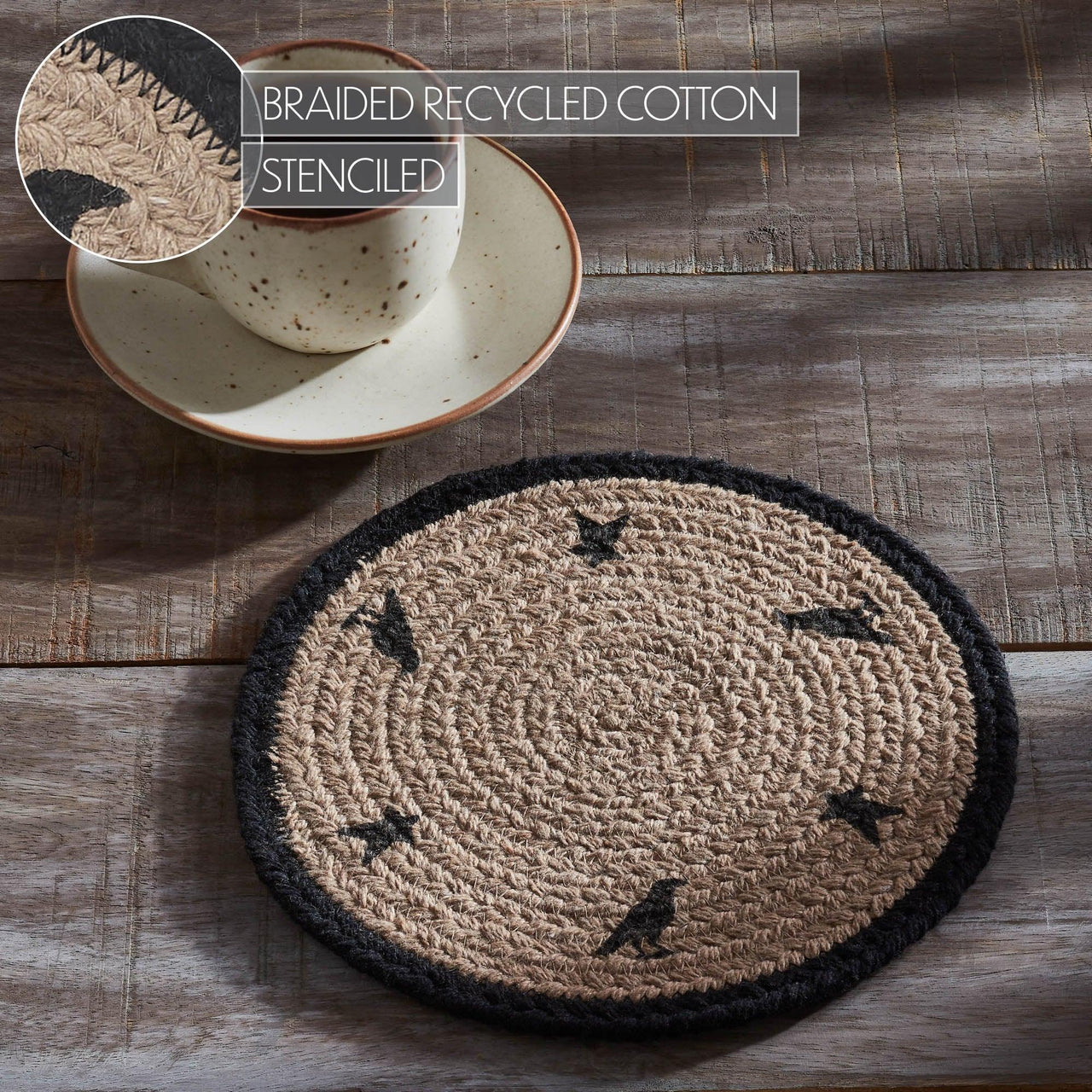 Raven Harvest Stencil Trivet 8 - The Fox Decor