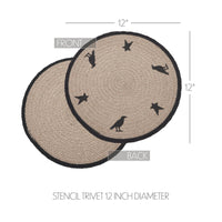 Raven Harvest Stencil Trivet 12 - The Fox Decor