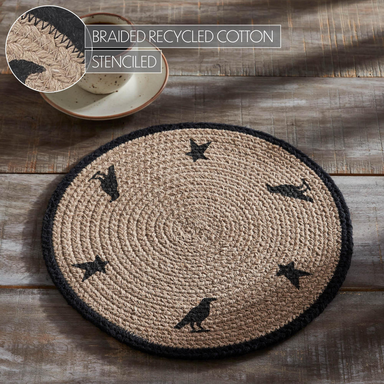 Raven Harvest Stencil Trivet 12 - The Fox Decor