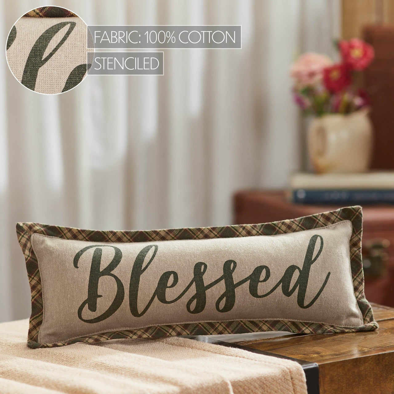 Harvest Blessings Blessed Pillow 5x15 - The Fox Decor