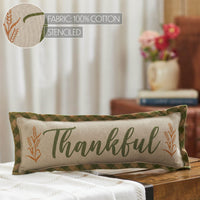 Harvest Blessings Thankful Pillow 5x15 - The Fox Decor